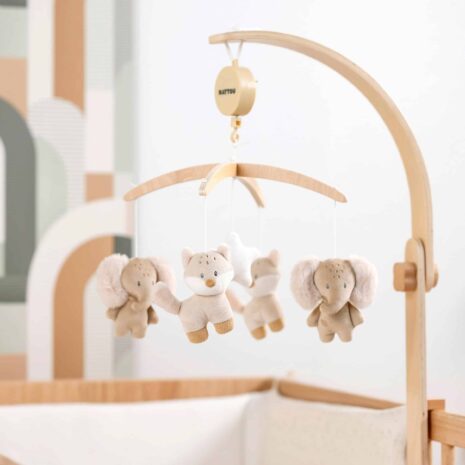 Nattou Mobile aus Holz Flo Nattou Mobile aus Holz Flo