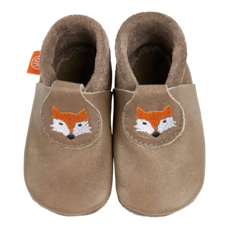 Orangenkinder Krabbel- und Hausschuhe Fuchs