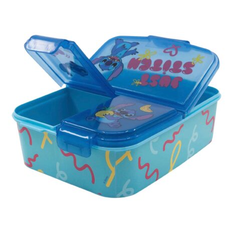 P:Os Disney Brotdose Stitch mit 3 Fächern