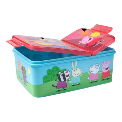 P:Os Peppa Pig Brotdose mit 2 Fächern