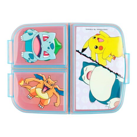 P:Os Pokémon Brotdose mit 3 Fächern