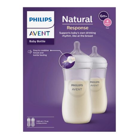 Philips Avent 2er-Pack Babyflasche Natural Response