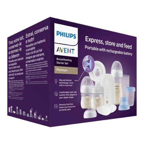 Philips Avent Still-Set mit elektrischer Milchpumpe Premium SCD330/31
