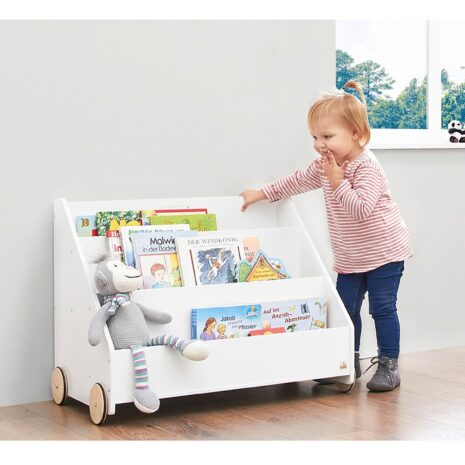 Pinolino Bücherregal Lasse mit Rollen