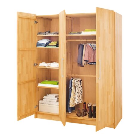 Pinolino Kleiderschrank Natura groß 3-türig Pinolino Kleiderschrank Natura groß 3-türig