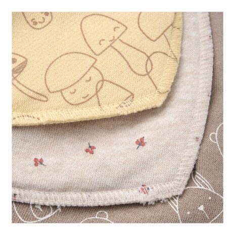 Pippi 3er-Pack Dreieckstücher Waldtiere Pilze