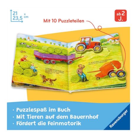 Ravensburger Mein großes Puzzle-Spielbuch Bauernhof
