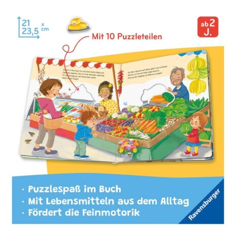 Ravensburger Mein großes Puzzle-Spielbuch Das essen wir heute