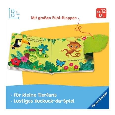 Ravensburger Pappbilderbuch Wo bist du kleiner Elefant?