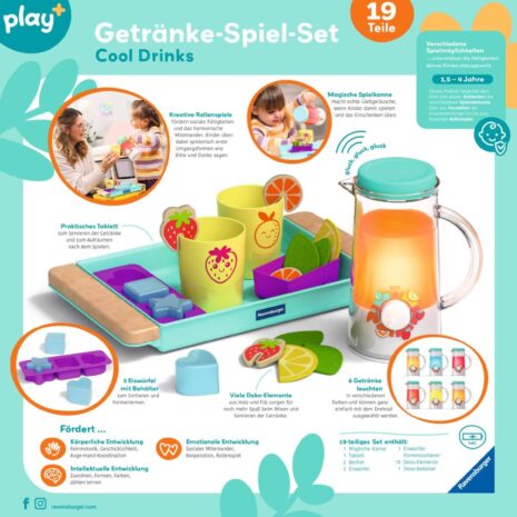 Ravensburger Play+ Getränke-Spiel-Set: Cool Drinks Ravensburger Play+ Getränke-Spiel-Set: Cool Drinks