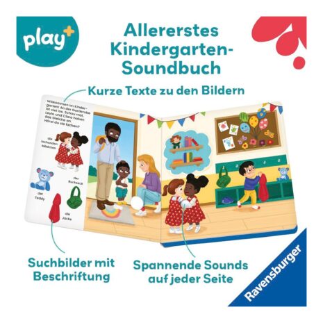 Ravensburger Play+ Mein allererstes Soundbuch Im Kindergarten