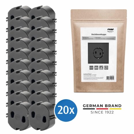 Reer 20er-Pack Steckdosenschutz