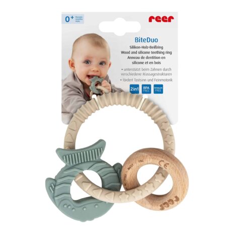 Reer Silikon-Holz-Beißring Reer Silikon-Holz-Beißring
