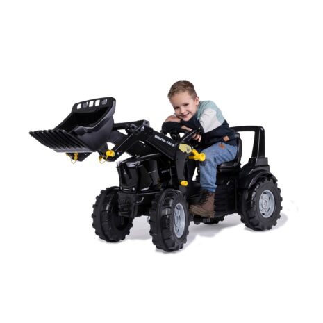 Rolly Toys® Trettraktor rollyFarmtrac Premium Deutz-Fahr 8280 mit Frontlader Warrior