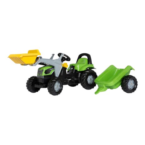 Rolly Toys® Trettraktor rollyKid Deutz-Fahr 5115 G TB mit Anhänger und Frontlader Rolly Toys® Trettraktor rollyKid Deutz-Fahr 5115 G TB mit Anhänger und Frontlader