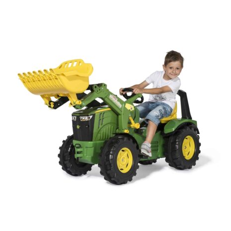 Rolly Toys® Trettraktor rollyX-Trac Premium John Deere 8R mit Frontlader