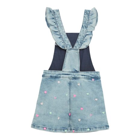 S.Oliver Jeans-Latzkleid Herzen