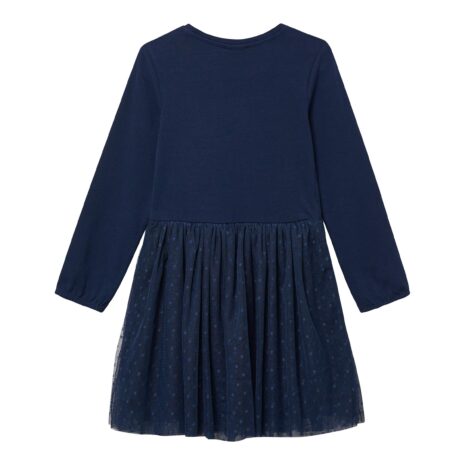 S.Oliver Kleid langarm mit Tüllrock Leoprint