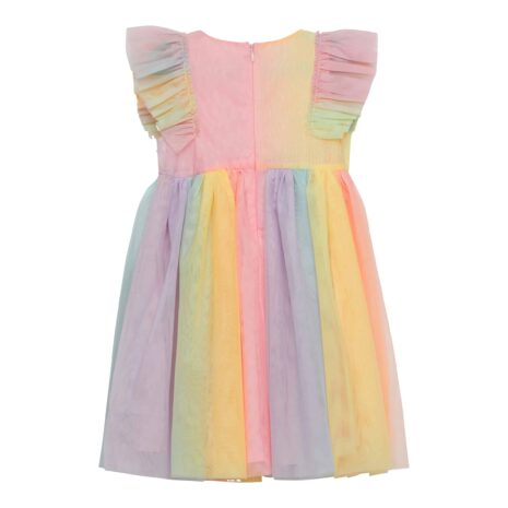 S.Oliver Tüllkleid mit Flügelarm