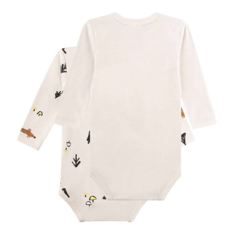 Sanetta 2er-Pack Bodys langarm Wald