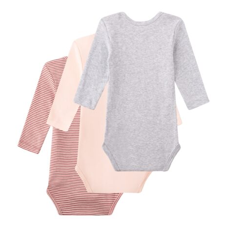 Sanetta 3er-Pack Bodys langarm Ringel