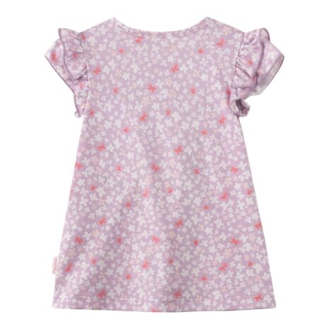 Sanetta Fiftyseven Kleid kurzarm Blumen Rüschen Sanetta Fiftyseven Kleid kurzarm Blumen Rüschen