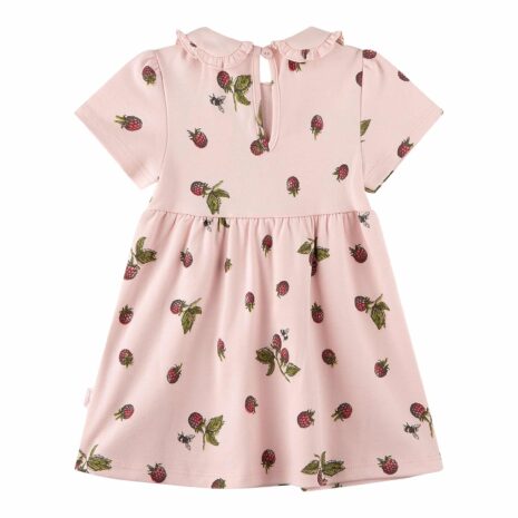 Sanetta Fiftyseven Kleid kurzarm Bubikragen Himbeeren Sanetta Fiftyseven Kleid kurzarm Bubikragen Himbeeren