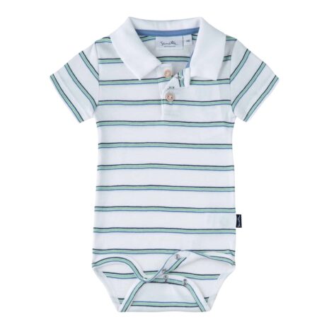 Sanetta Fiftyseven Polo-Body kurzarm Streifen