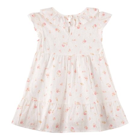 Sanetta Fiftyseven Webkleid Flügelarm Rüschenkragen Blumen Sanetta Fiftyseven Webkleid Flügelarm Rüschenkragen Blumen