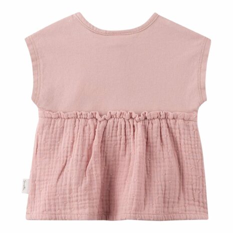 Sanetta Pure Pure Musselin-T-Shirt ohne Arm