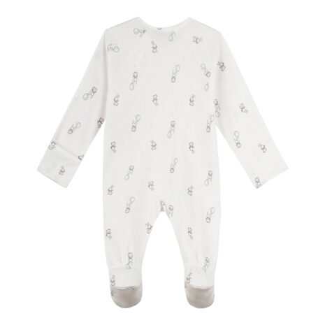 Sanetta Schlafoverall mit Fuß Hasen Luftballons Sanetta Schlafoverall mit Fuß Hasen Luftballons