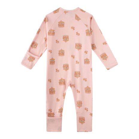 Sanetta Schlafoverall mit Klappfuß Karussell