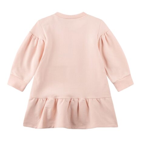 Sanetta Sweatkleid Plüsch-Schwan Sanetta Sweatkleid Plüsch-Schwan