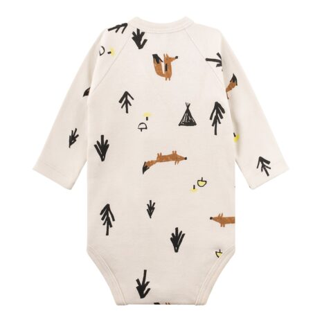 Sanetta Wickelbody langarm Wald Sanetta Wickelbody langarm Wald