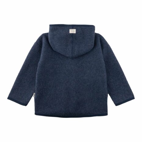 Sanetta Wollfleece-Jacke mit Kapuze Sanetta Wollfleece-Jacke mit Kapuze