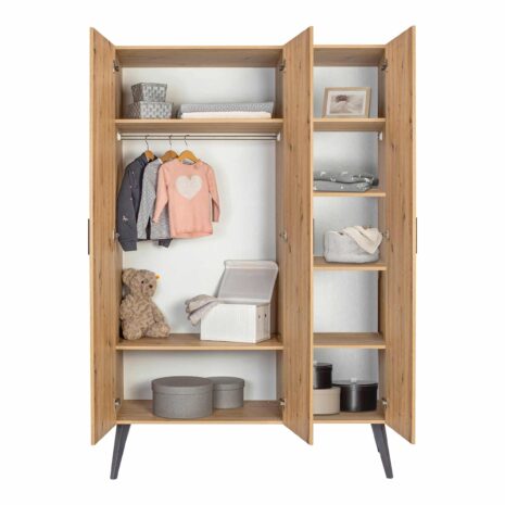 Schardt Kleiderschrank Morris Oak 3-türig