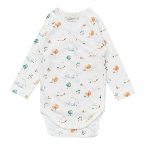 Sense Organics Wickelbody langarm Tiere