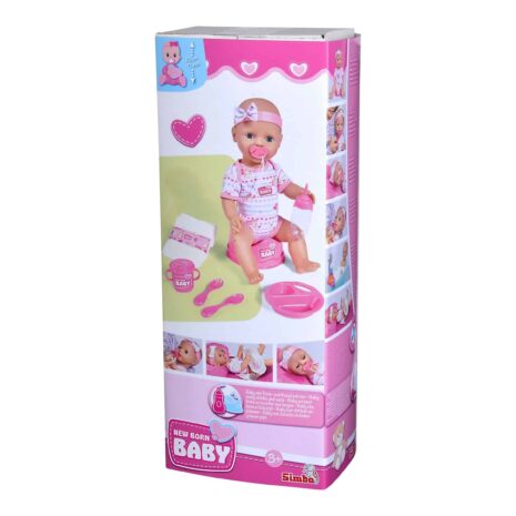 Simba Puppe New Born Baby rosa 43cm Simba Puppe New Born Baby rosa 43cm