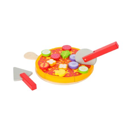 Small Foot Schneide Pizza-Set aus Holz Small Foot Schneide Pizza-Set aus Holz