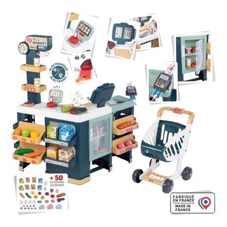 Smoby Kaufladen Maxi-Supermarkt mit Einkaufswagen