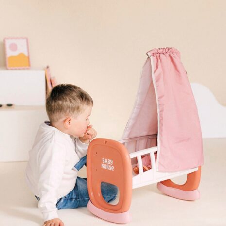 Smoby Puppenwiege mit Himmel