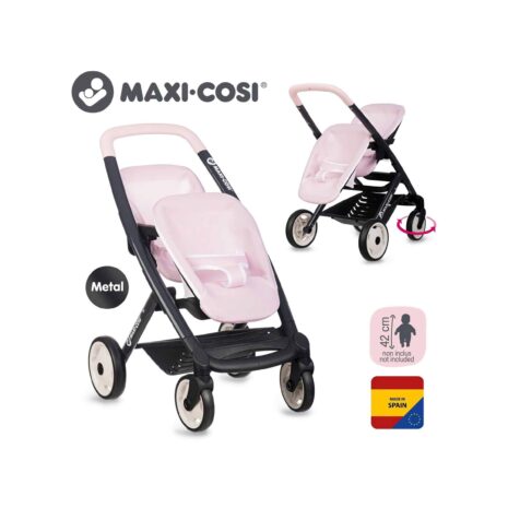 Smoby Zwillings-Puppenwagen Maxi-Cosi