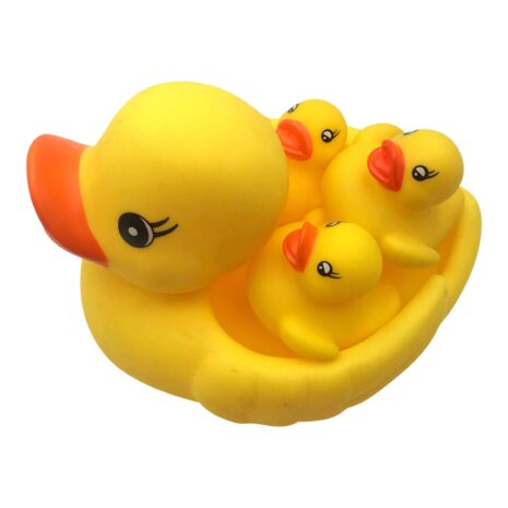 Solini Badespielzeug Entenfamilie Quietsche