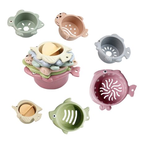 Solini Badespielzeug Stapelbecher