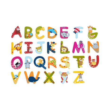 Solini Holzbuchstaben mit Tiermotiven zum Aufkleben Solini Holzbuchstaben mit Tiermotiven zum Aufkleben