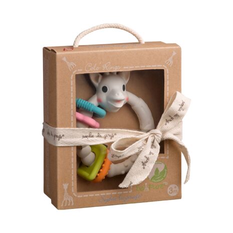 Sophie La Girafe Beißring So'Pure Colo'rings aus Naturkautschuk Sophie La Girafe Beißring So'Pure Colo'rings aus Naturkautschuk