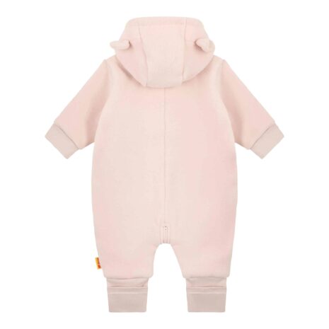 Steiff Fleece-Overall Kapuze mit Ohren und Klappfuß