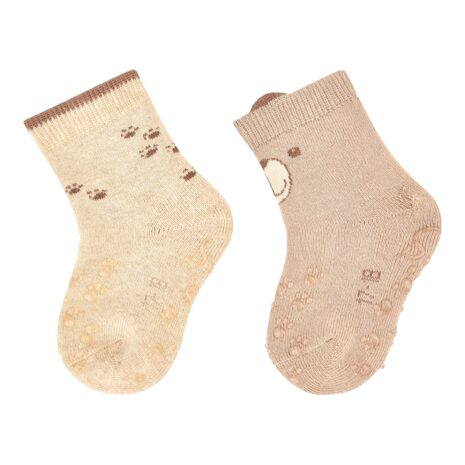 Sterntaler 2er-Pack ABS-Krabbelsocken Bär