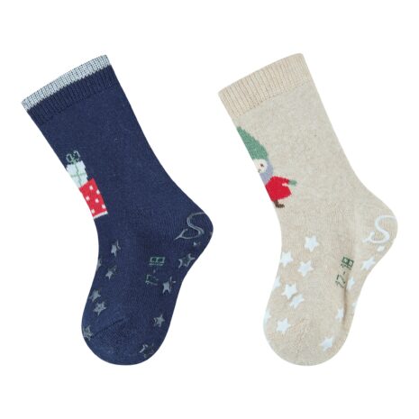 Sterntaler 2er-Pack ABS-Krabbelsocken Weihnachten