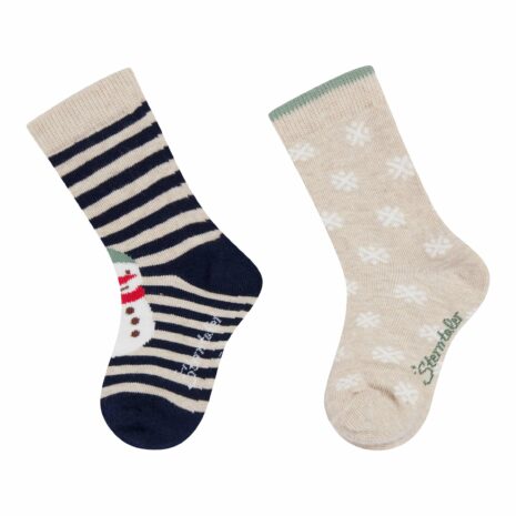 Sterntaler 2er-Pack Socken Schneemann Schneeflocke Sterntaler 2er-Pack Socken Schneemann Schneeflocke
